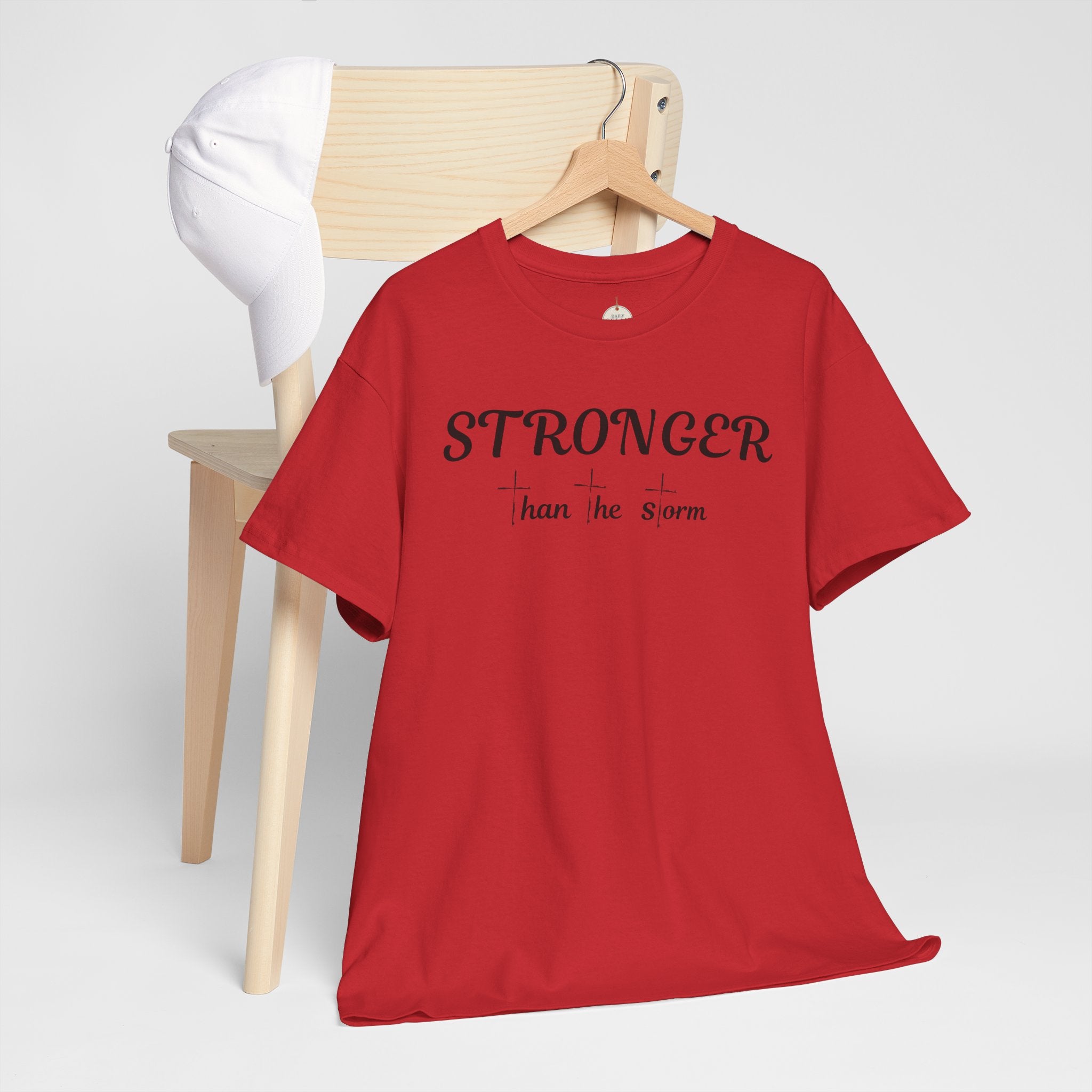 Stronger Than the Storm Tee — Inspirational Motivational T-Shirt