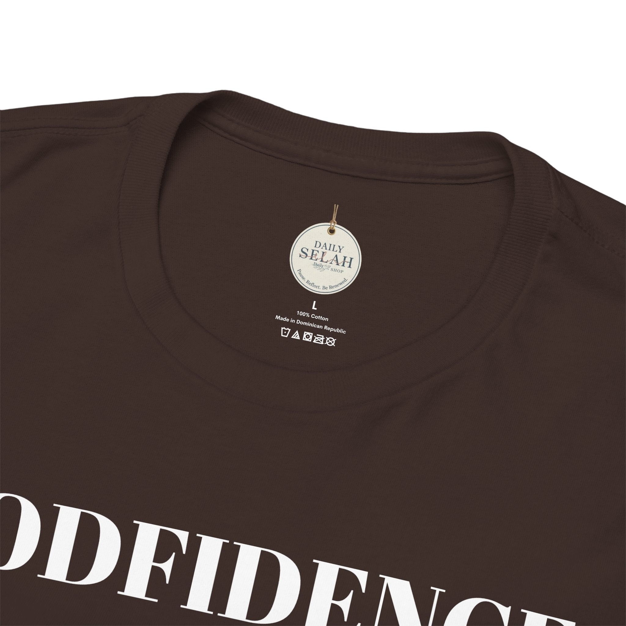 Godfidence definition tee | Christian faith shirt, faith-based typography