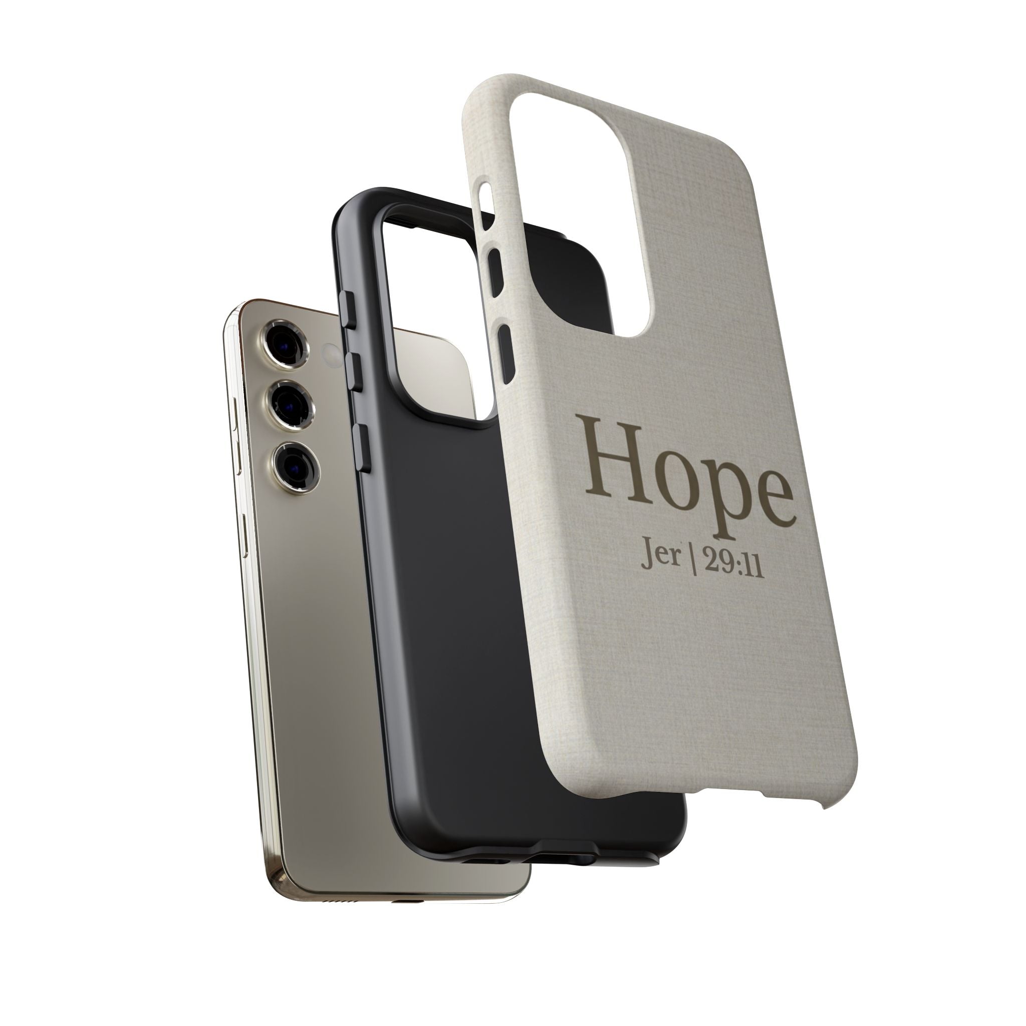 Hope (Jeremiah 29:11) Phone Case — Minimalist Christian Inspirational Cover