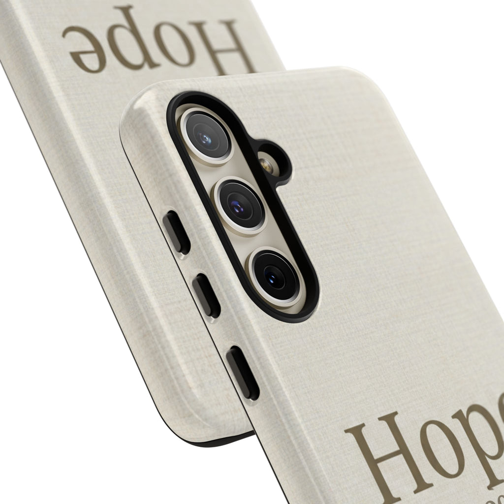 Hope (Jeremiah 29:11) Phone Case — Minimalist Christian Inspirational Cover