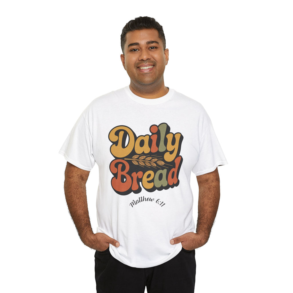 Daily Bread Shirt, Matthew 6:11, Retro Christian Shirt, Vintage Faith Shirt, Lord's Prayer Shirt, Christian Gift, Scripture Shirt