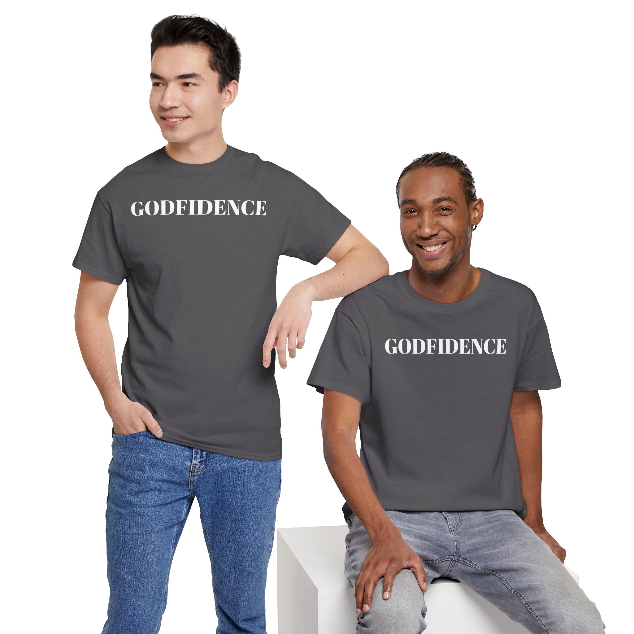 Godfidence definition tee | Christian faith shirt, faith-based typography