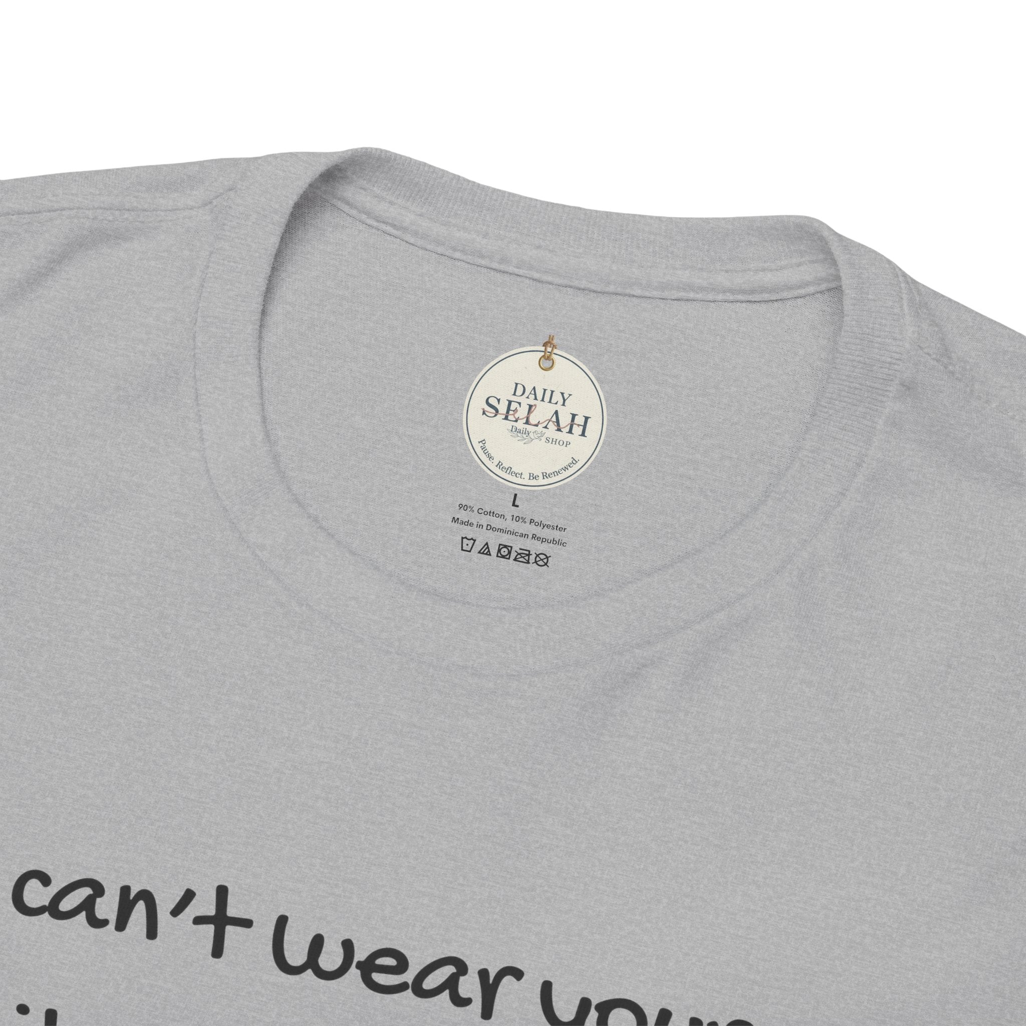 Inspirational Quote Tee — "You can't wear your old identity and walk in your new one." 2 Cor 5:17