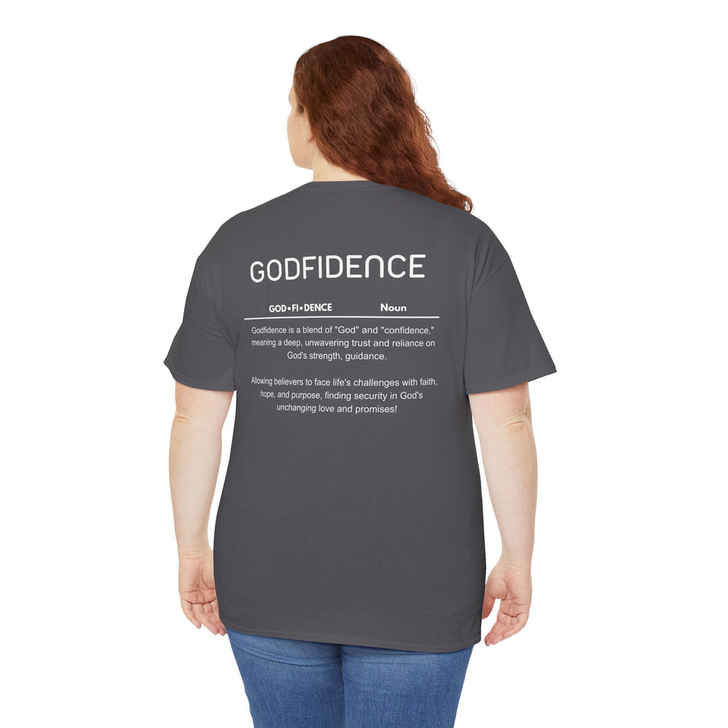 Godfidence definition tee | Christian faith shirt, faith-based typography