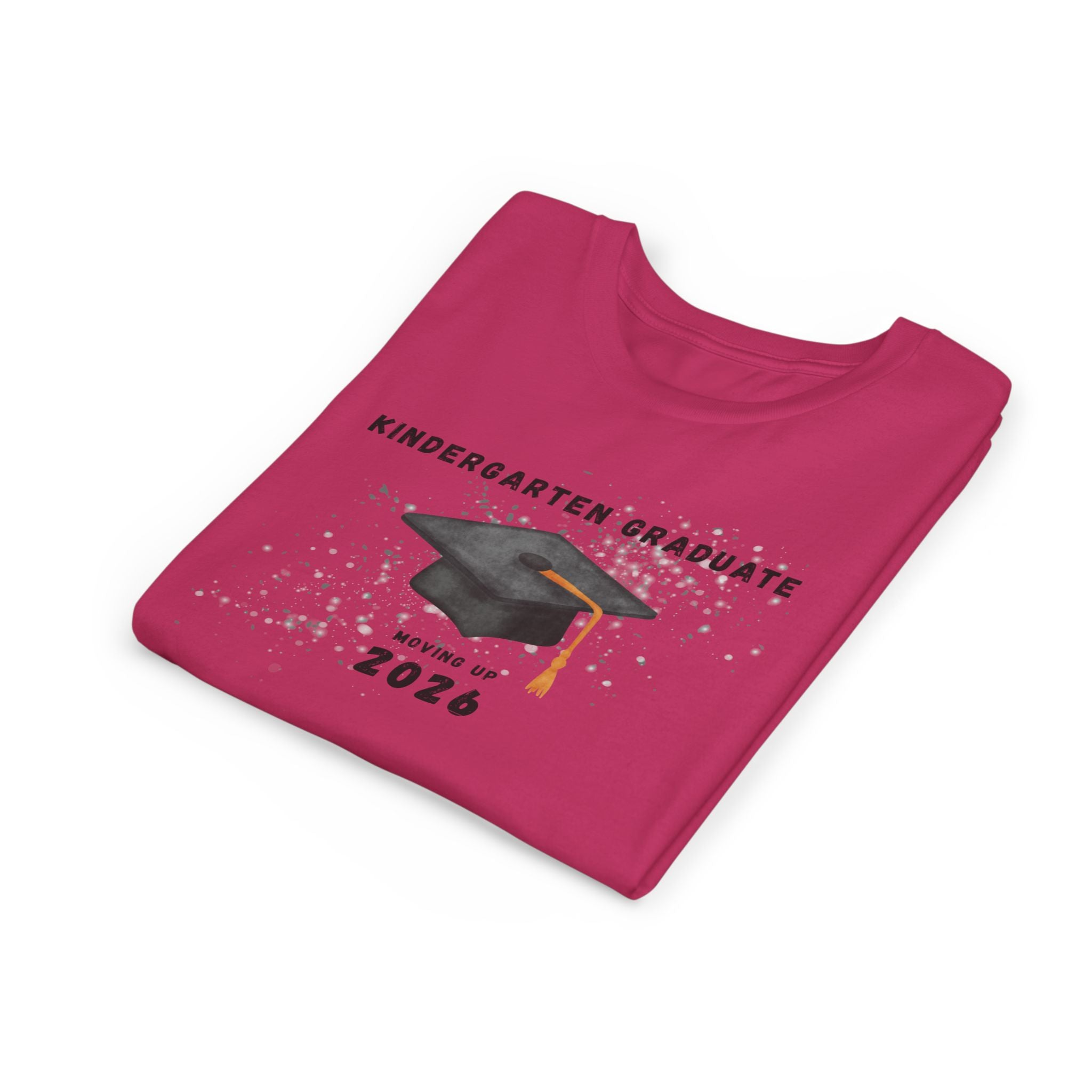 Kindergarten Graduate 2026 Youth Tee — Graduation Cap Graphic