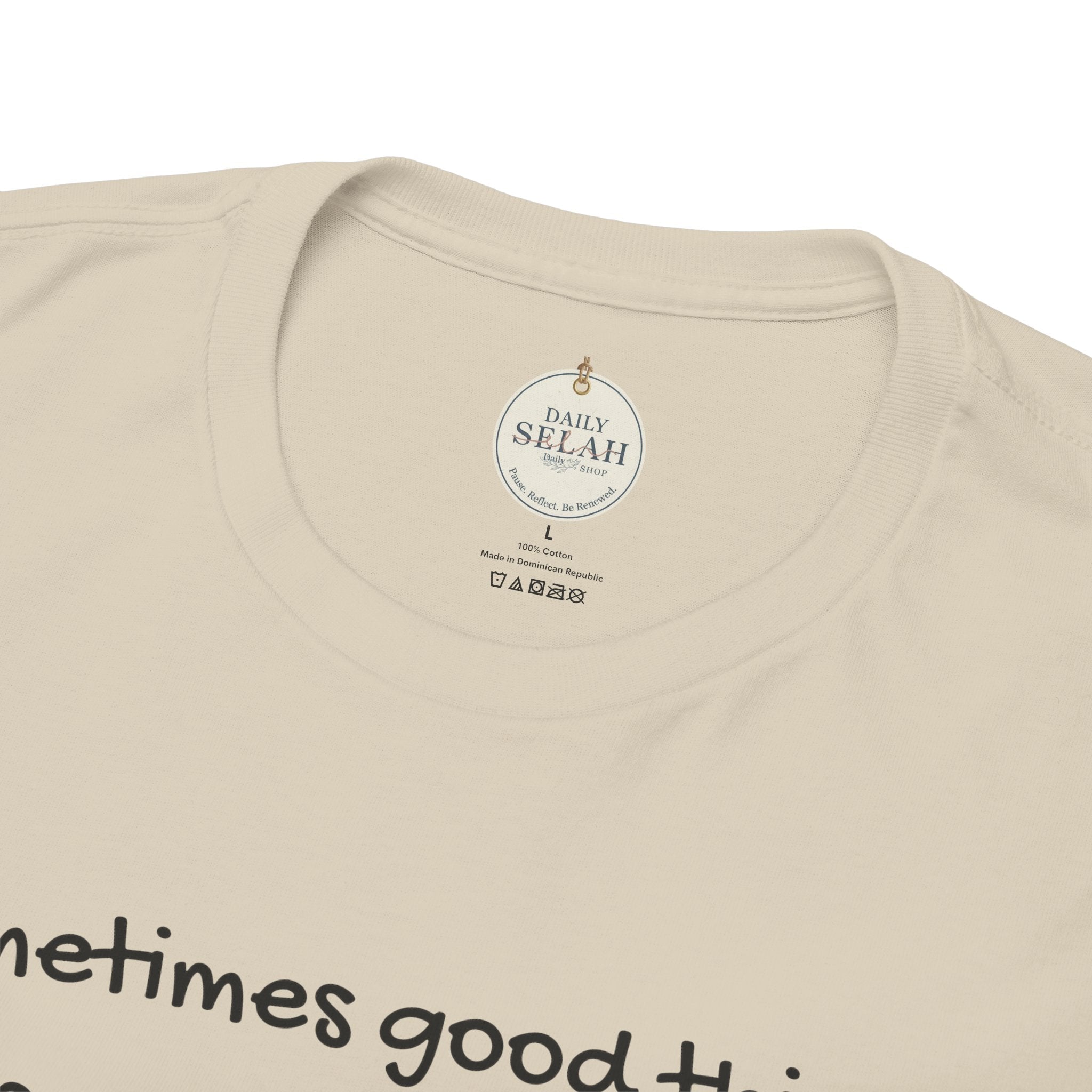 Inspirational Quote Tee — "Sometimes good things fall apart so better things can fall together"