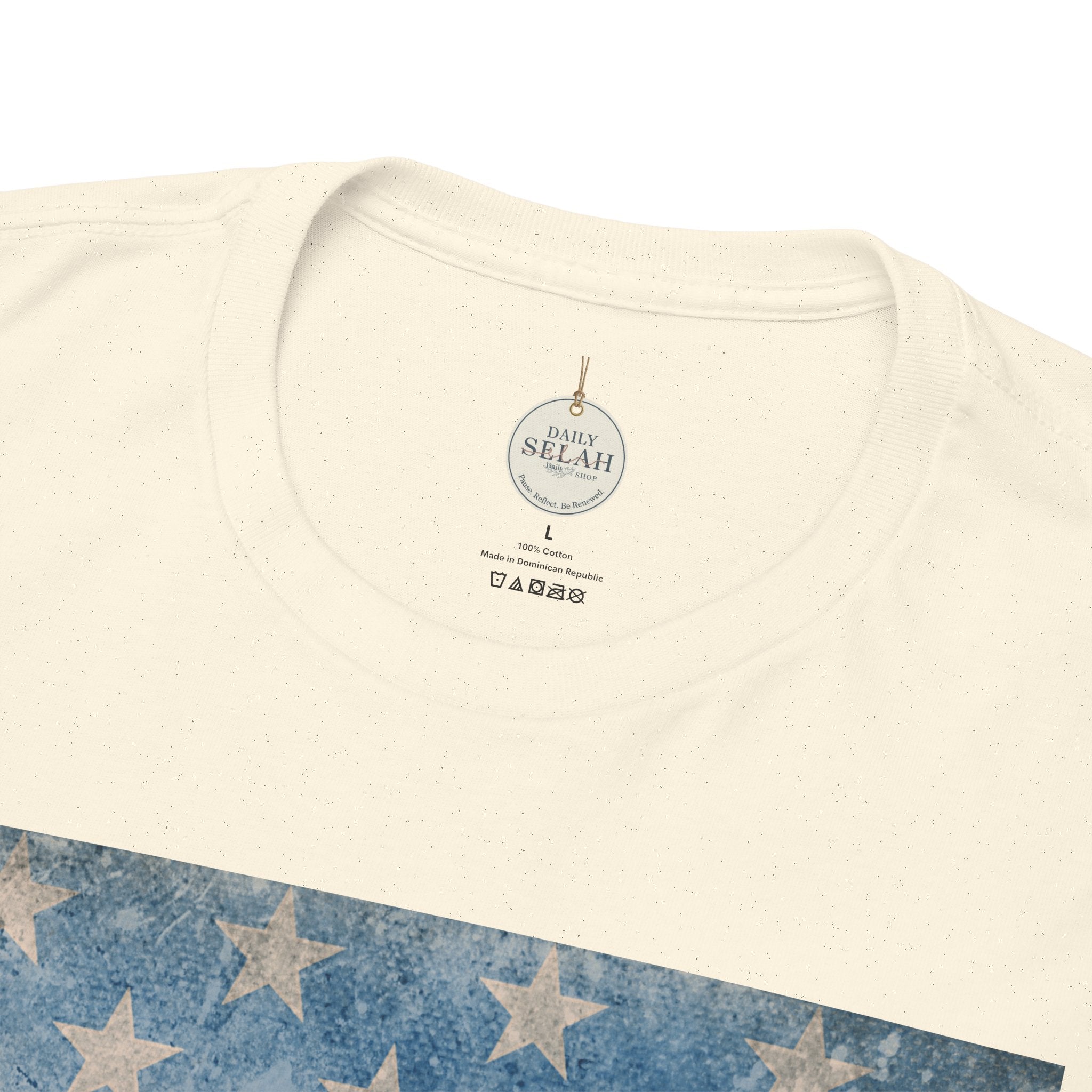 God First 250 Years Vintage American Flag  and Patriotic T-Shirt