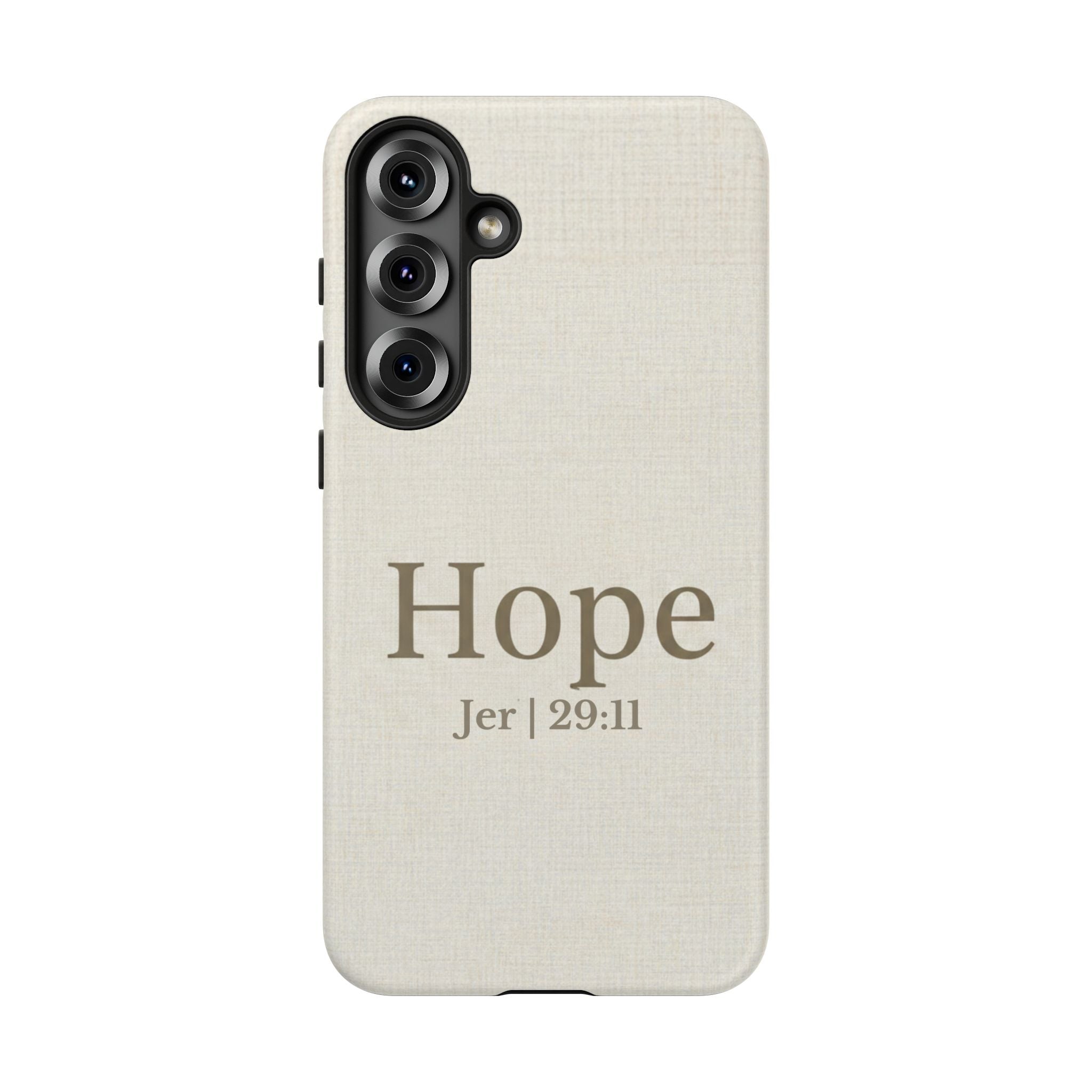 Hope (Jeremiah 29:11) Phone Case — Minimalist Christian Inspirational Cover