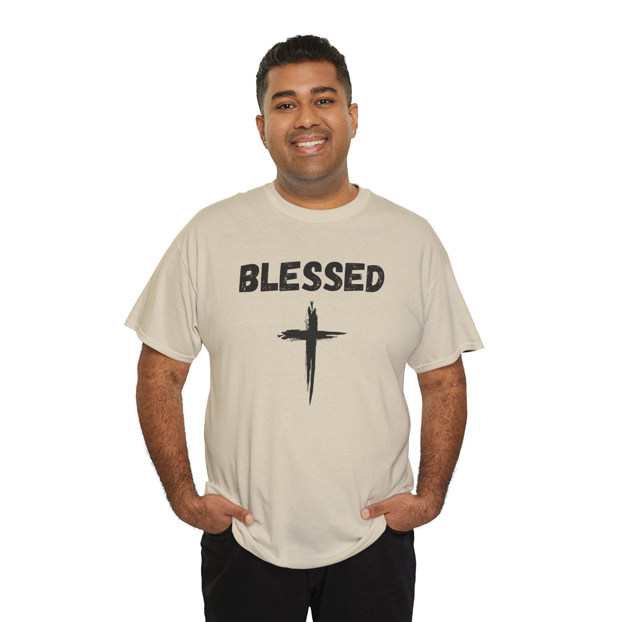 Blessed Cross T-Shirt — Christian Faith Tee