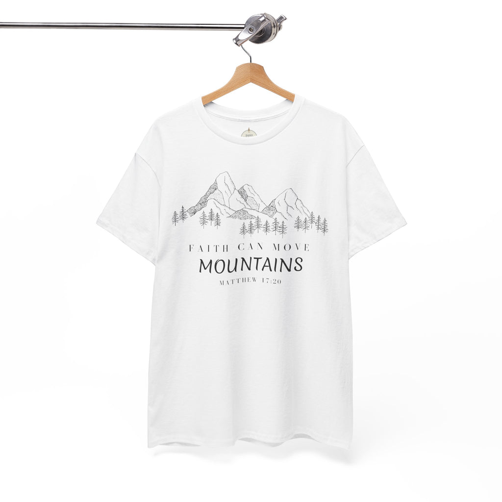 Faith Can Move Mountains T-Shirt | Christian Women's Tee