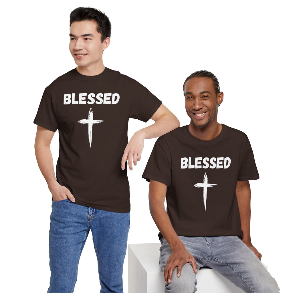 Blessed Cross T-Shirt — Christian Faith Tee