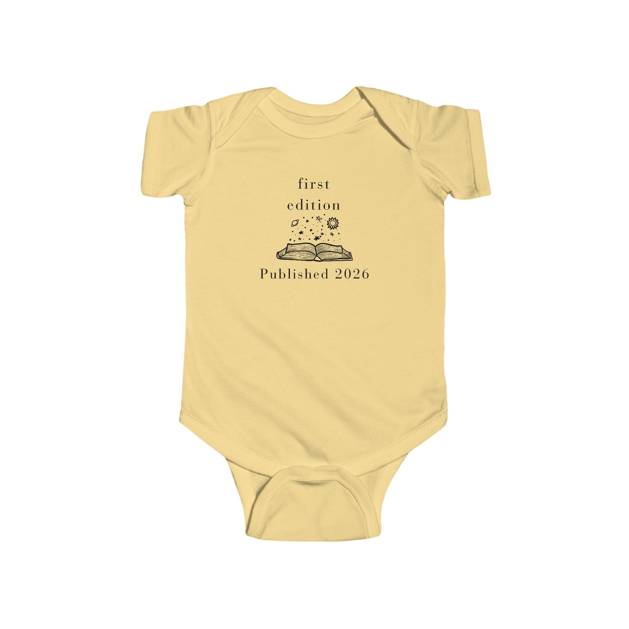 First Edition Published 2026 Bodysuit | Baby Bookworm Illustration