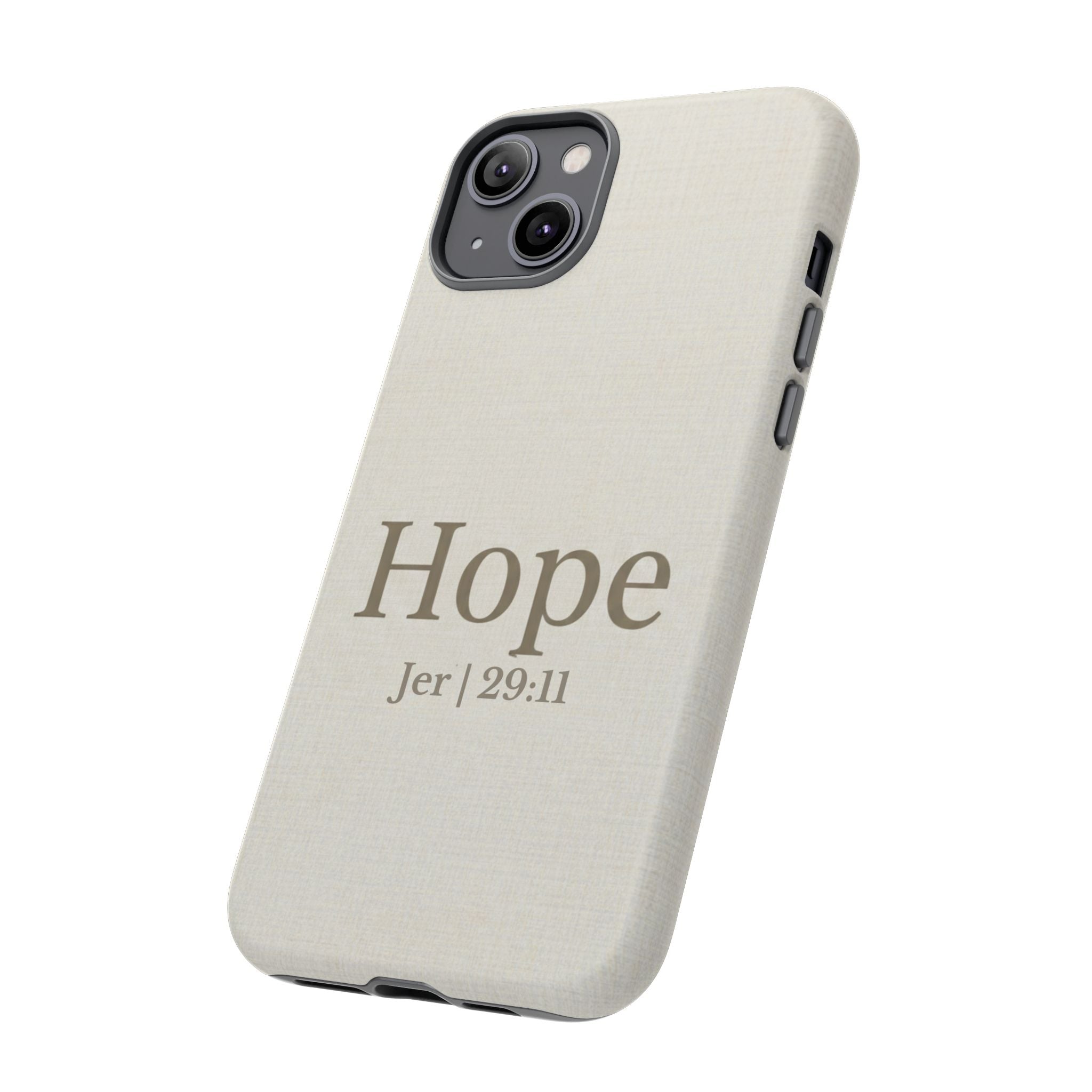 Hope (Jeremiah 29:11) Phone Case — Minimalist Christian Inspirational Cover