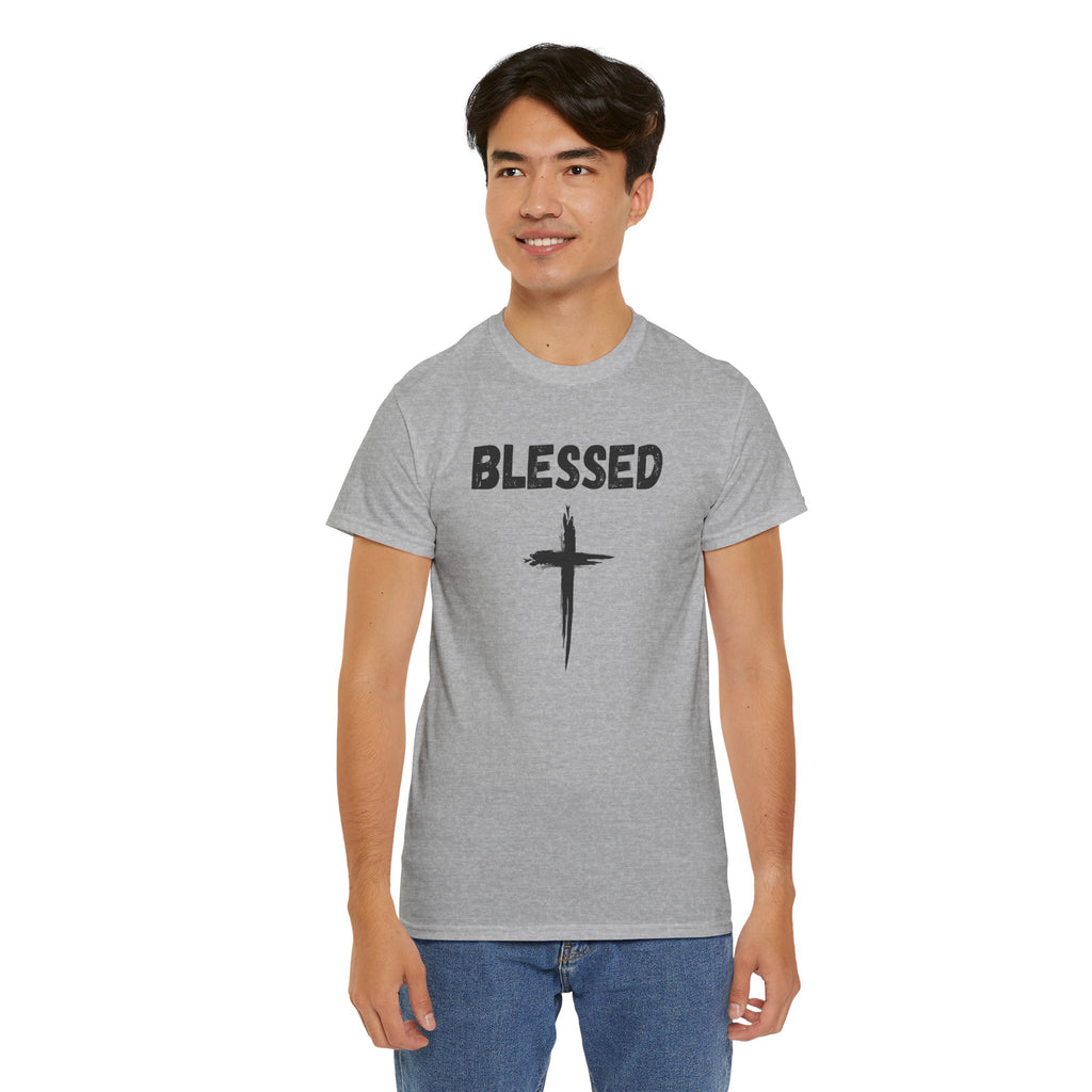 Blessed Cross T-Shirt — Christian Faith Tee