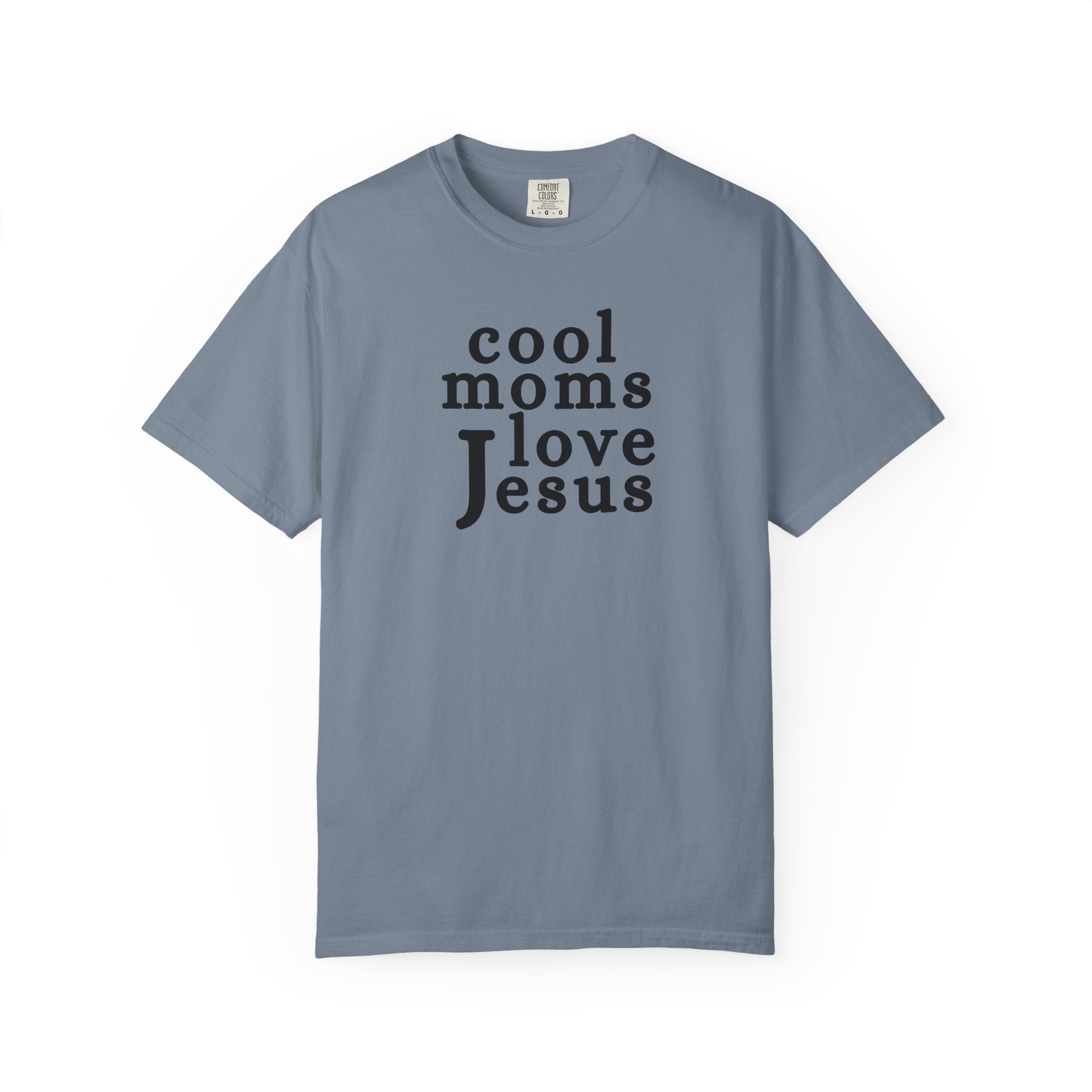Christian Mom T-Shirt — "Cool Moms Love Jesus" Graphic Tee