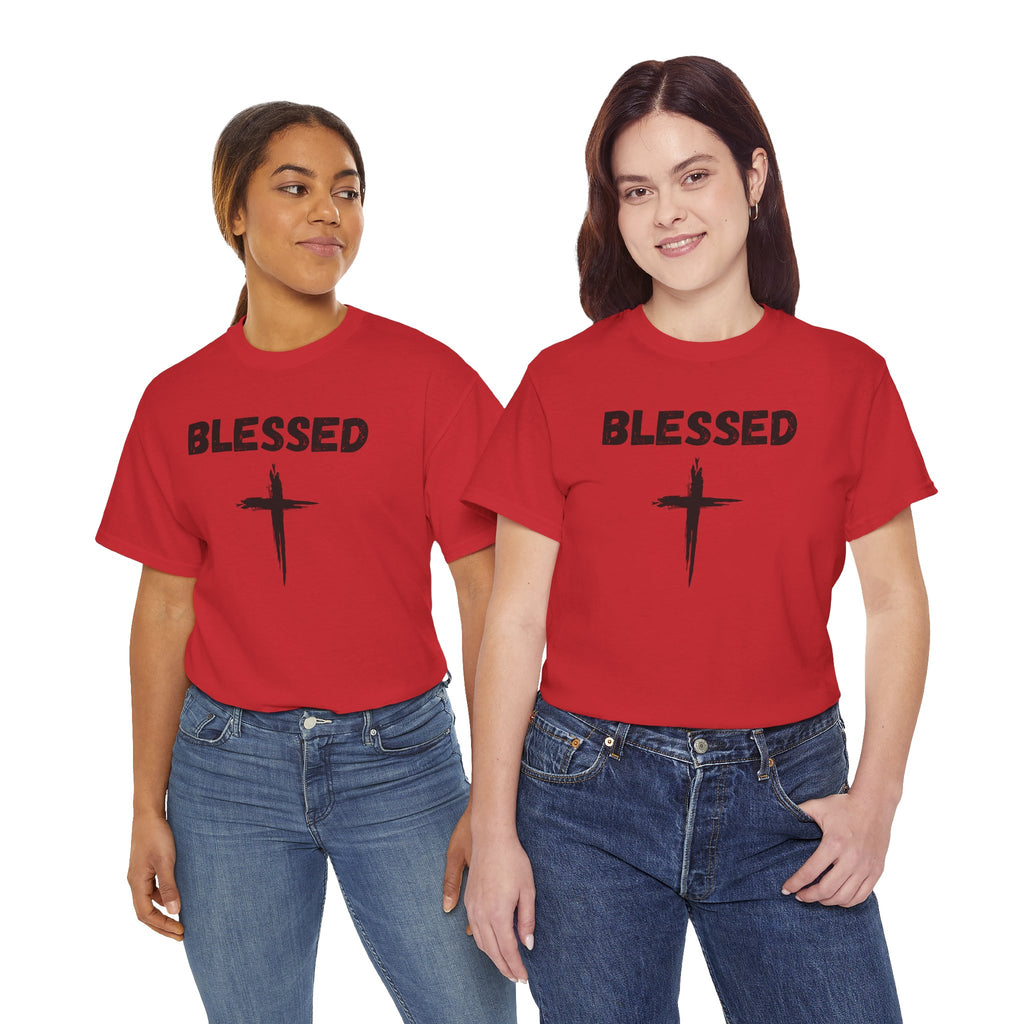 Blessed Cross T-Shirt — Christian Faith Tee