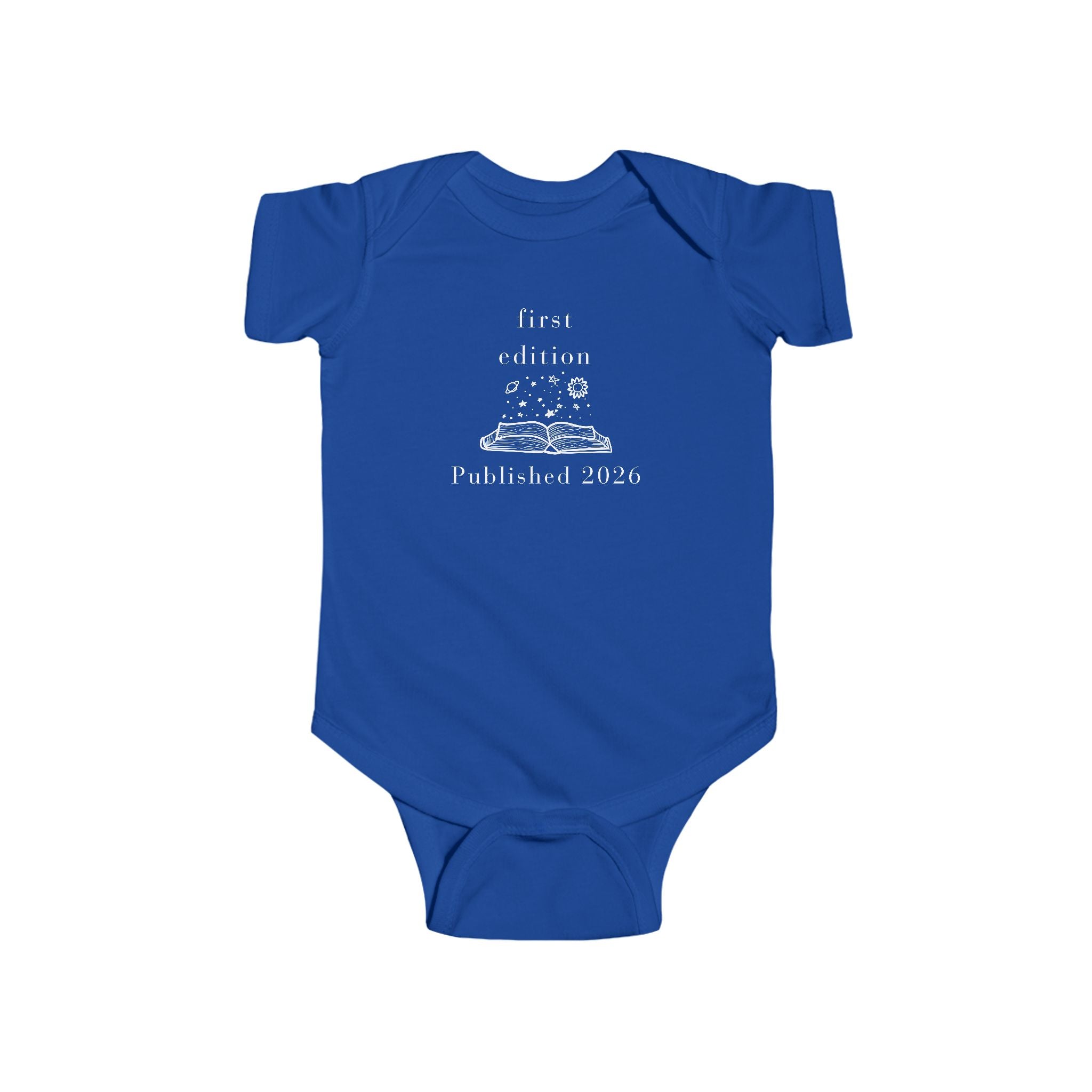 First Edition Published 2026 Bodysuit | Baby Bookworm Illustration