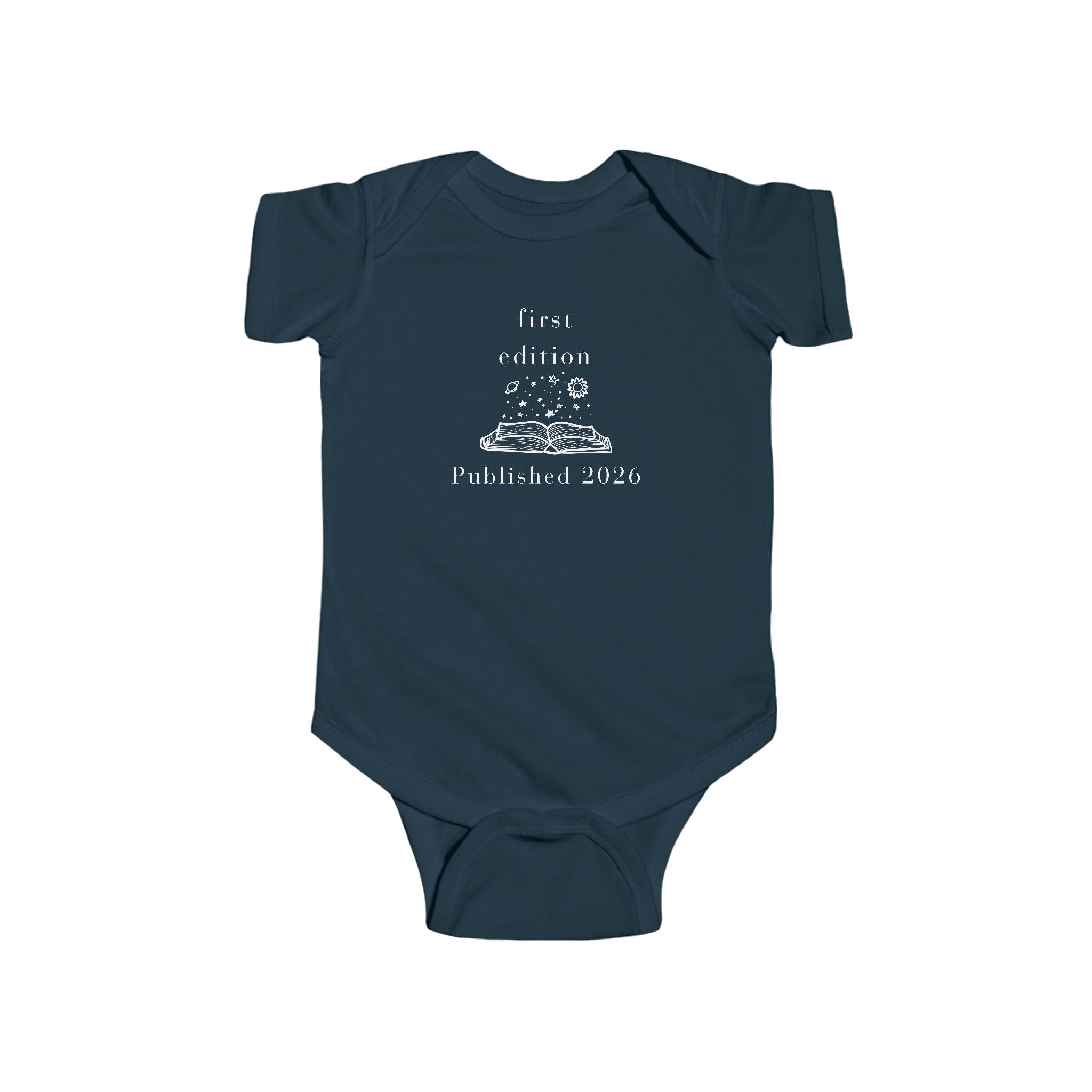 First Edition Published 2026 Bodysuit | Baby Bookworm Illustration