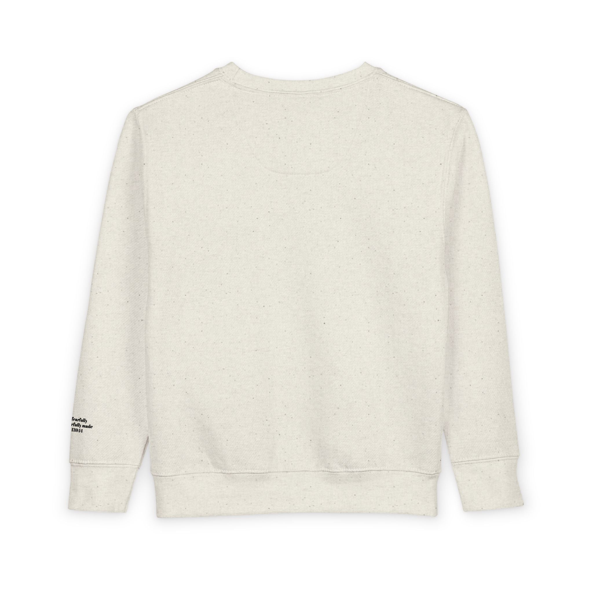 Toddler Sweatshirt — "God Says I Am" Bows Inspirational Kids Pullover