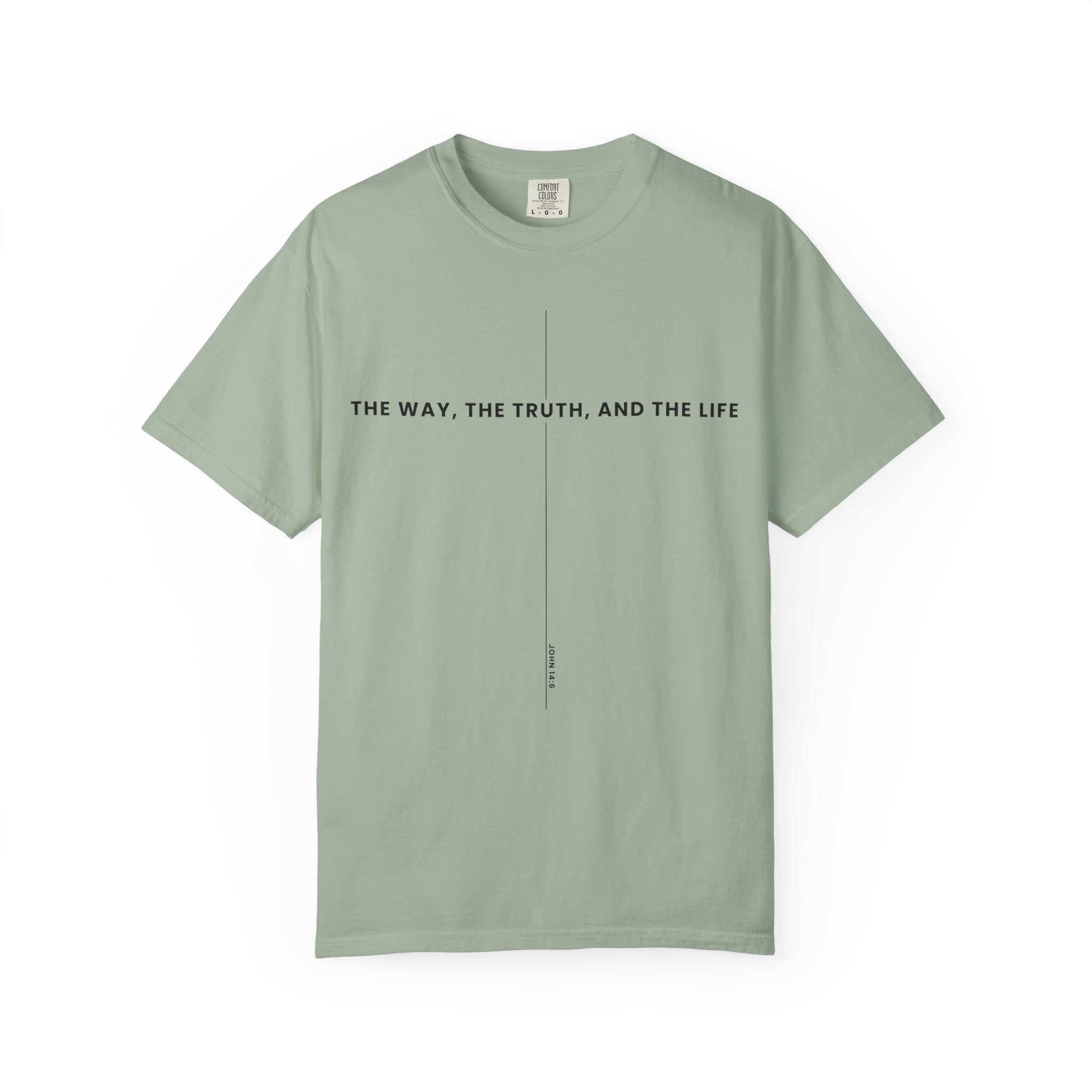 The Way The Truth And The Life T-shirt | Minimal Christian Scripture Tee