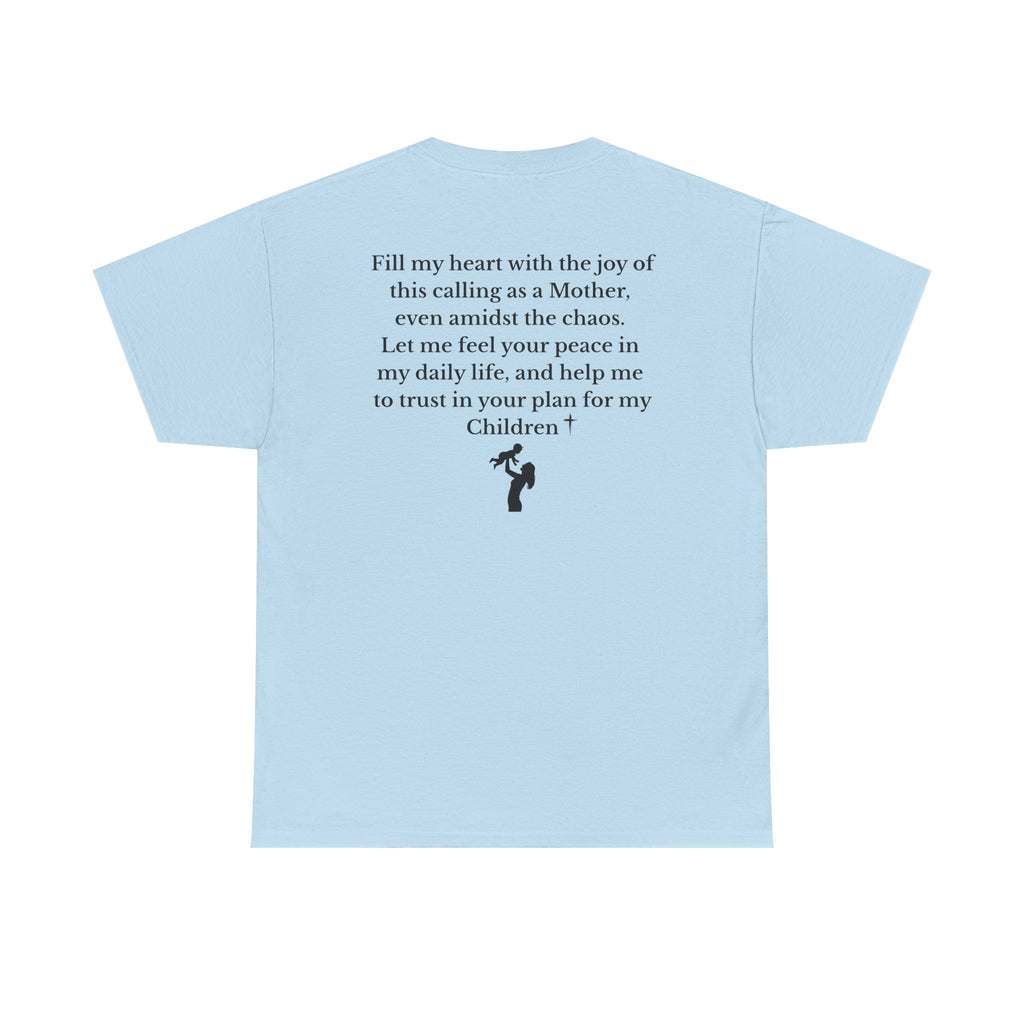 Mama Prayer T-Shirt — Front and Back Design Inspirational Christian Mom Tee with Back Prayer Quote - Mother's Day Gift