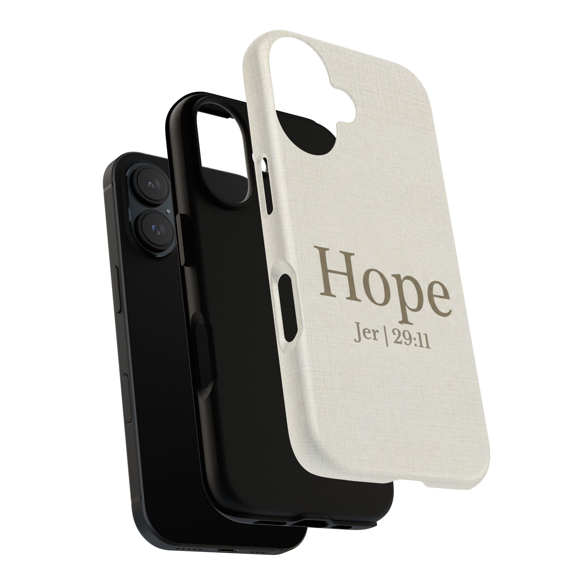 Hope (Jeremiah 29:11) Phone Case — Minimalist Christian Inspirational Cover
