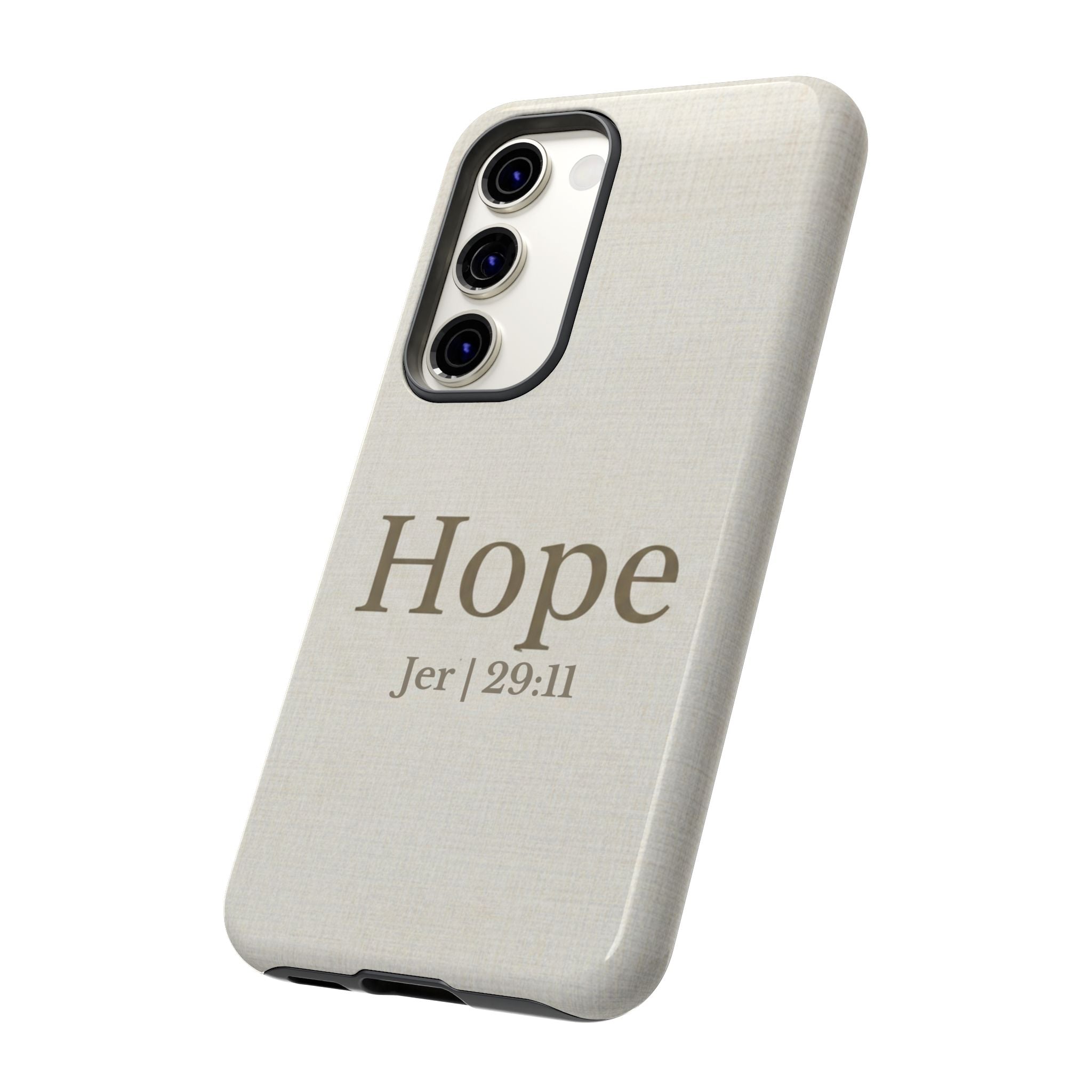 Hope (Jeremiah 29:11) Phone Case — Minimalist Christian Inspirational Cover