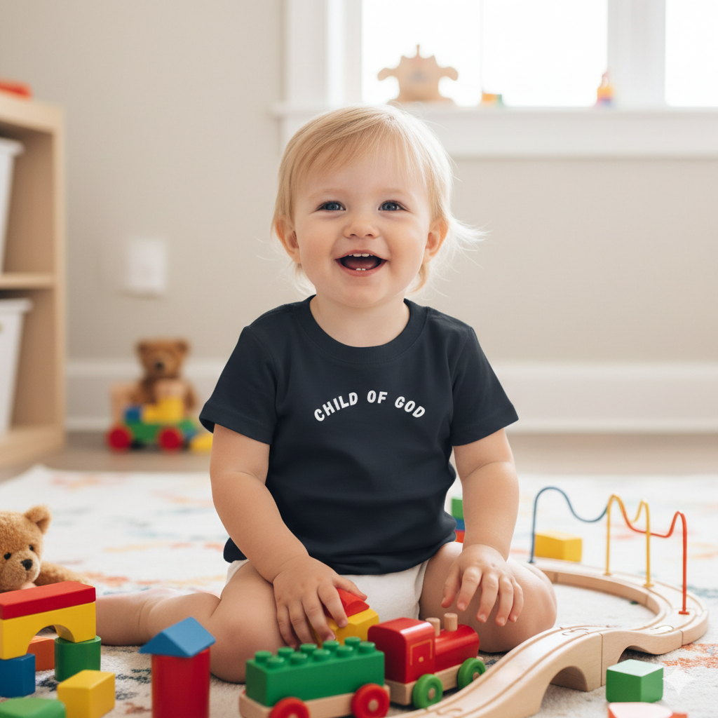 'Child of God' Infant Tee – Soft Baby Christian Shirt