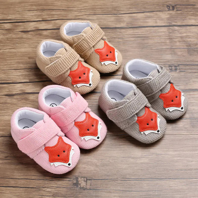 Soft Sole Cartoon Baby Shoes for 0-1 Year Olds