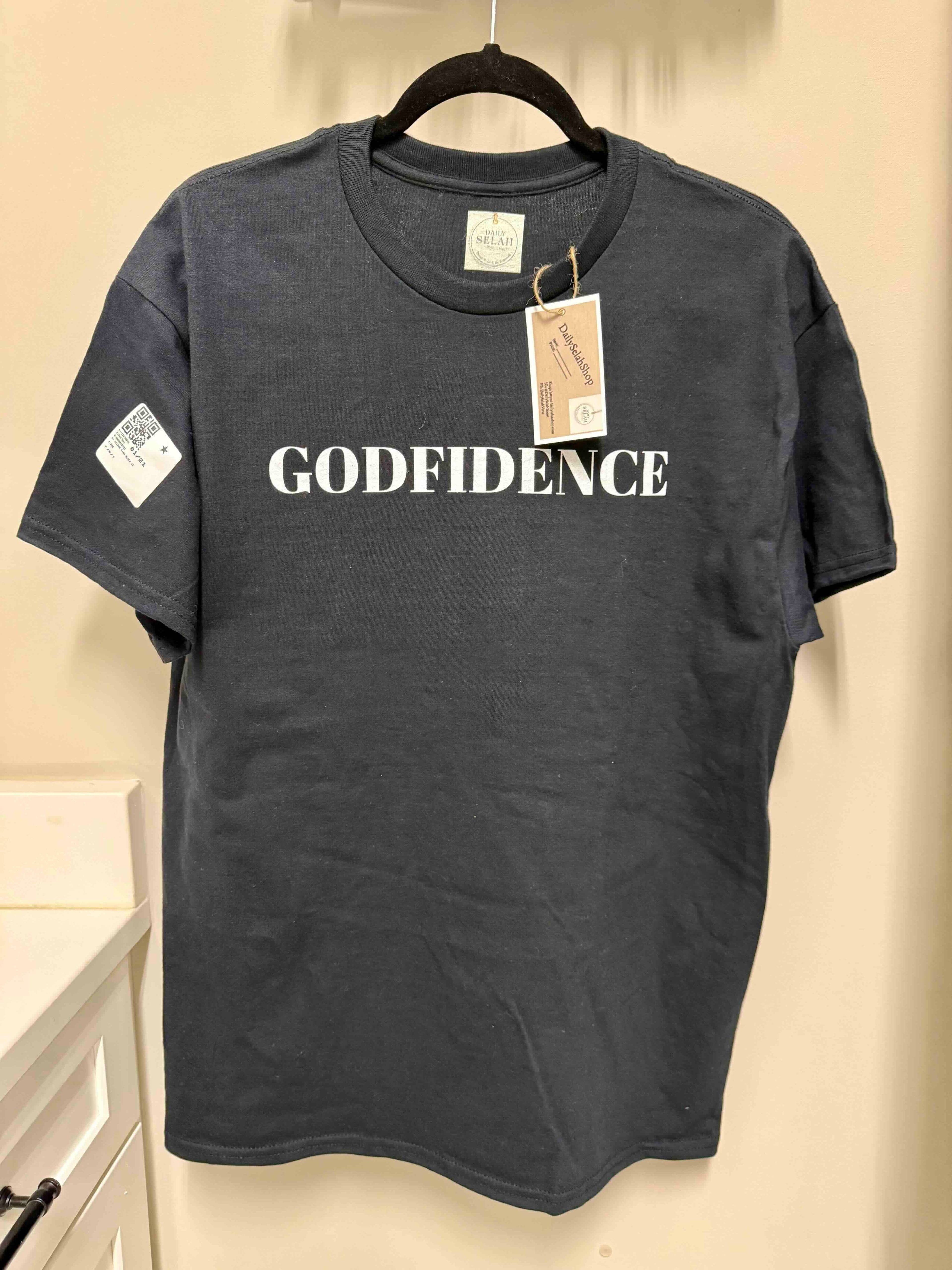 Godfidence definition tee | Christian faith shirt, faith-based typography