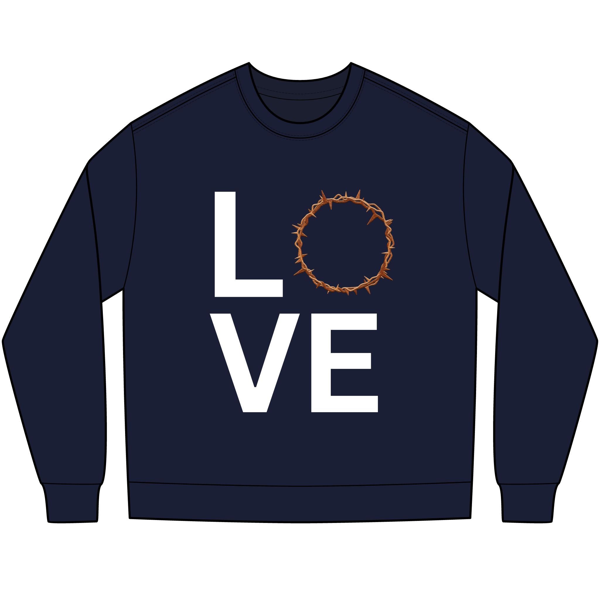 Love Crown of Thorns Long Sleeve Tee