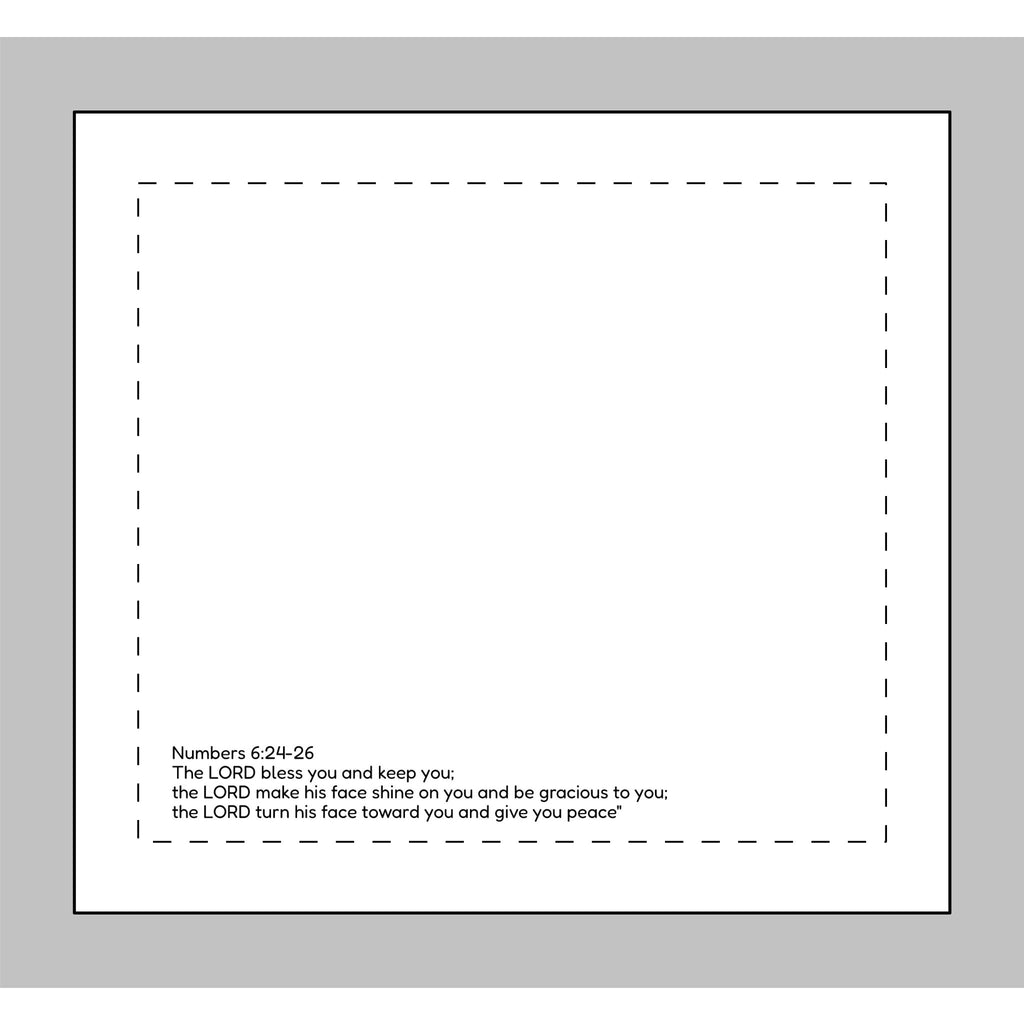 Baby Lovey Blanket - "Child of God" Lamb Minky Comforter with Blessing (Numbers 6:24-26)