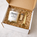 Quiet Bloom Candle Gift Set — Soy Candle, Wick Trimmer & Matches -Mother's Day Gift