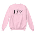 Faith Hope Love Graphic Long Sleeve Hoodie