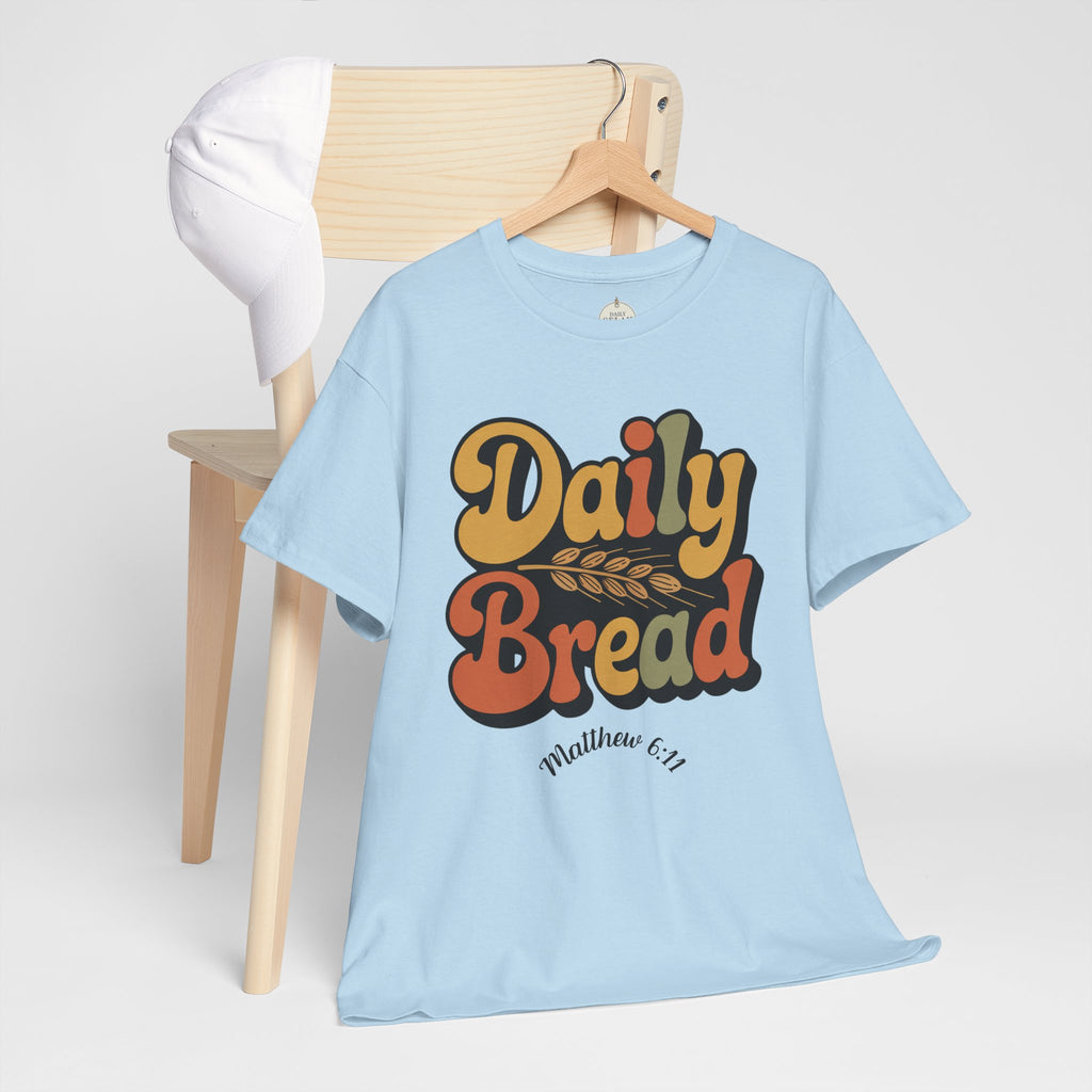 Daily Bread Shirt, Matthew 6:11, Retro Christian Shirt, Vintage Faith Shirt, Lord's Prayer Shirt, Christian Gift, Scripture Shirt