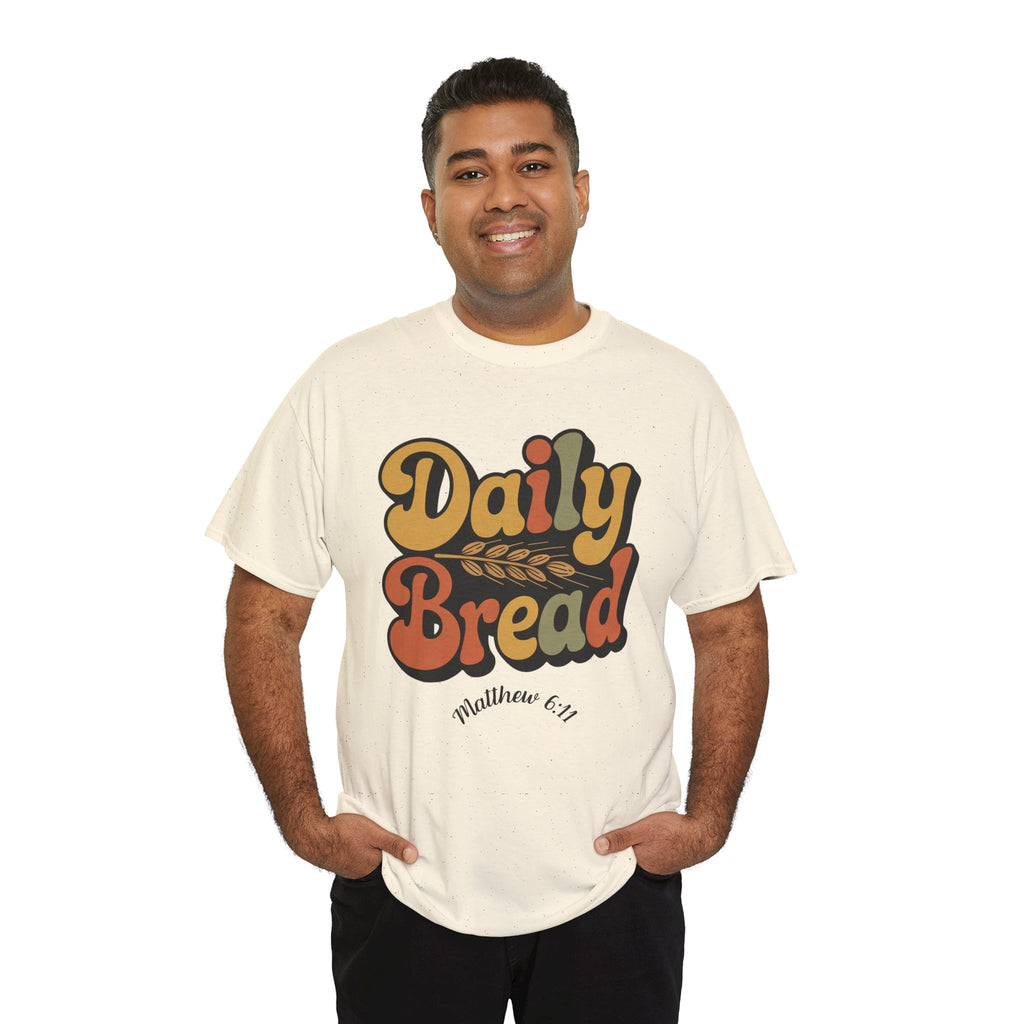 Daily Bread Shirt, Matthew 6:11, Retro Christian Shirt, Vintage Faith Shirt, Lord's Prayer Shirt, Christian Gift, Scripture Shirt