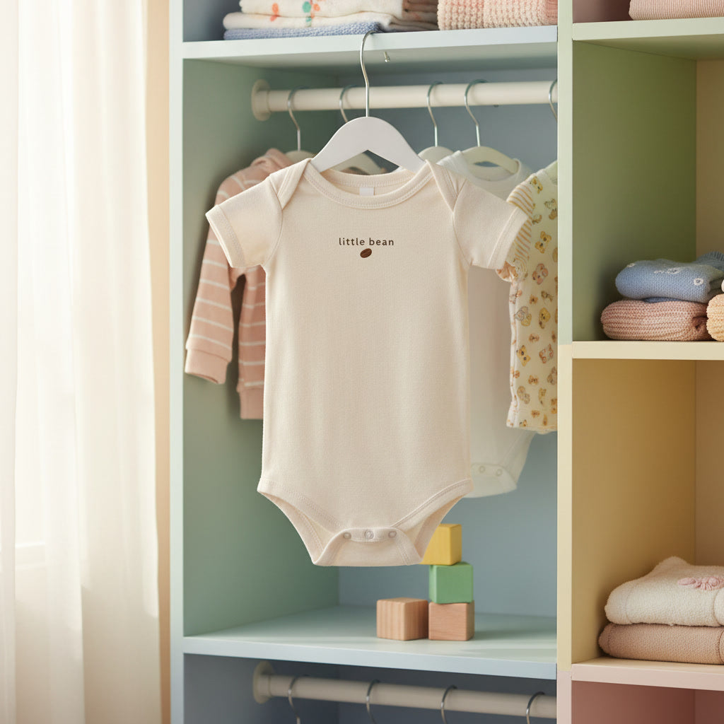 Little Bean Infant Onesie – Minimal Baby Bodysuit