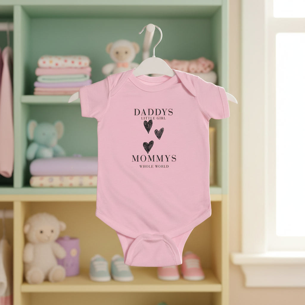 Daddy's Little Girl Mommy's Whole World Infant Bodysuit