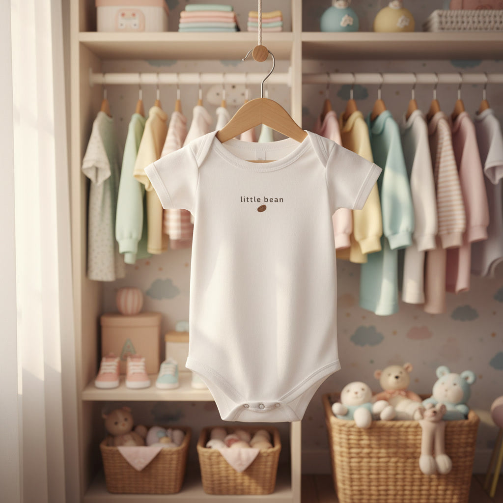 Little Bean Infant Onesie – Minimal Baby Bodysuit