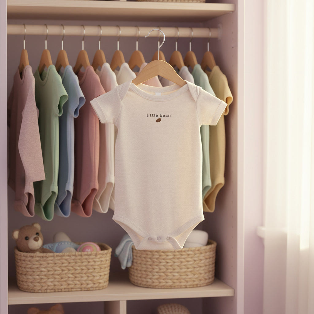 Little Bean Infant Onesie – Minimal Baby Bodysuit