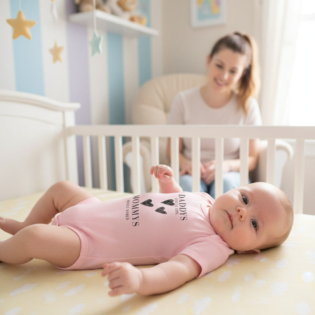 Daddy's Little Girl Mommy's Whole World Infant Bodysuit