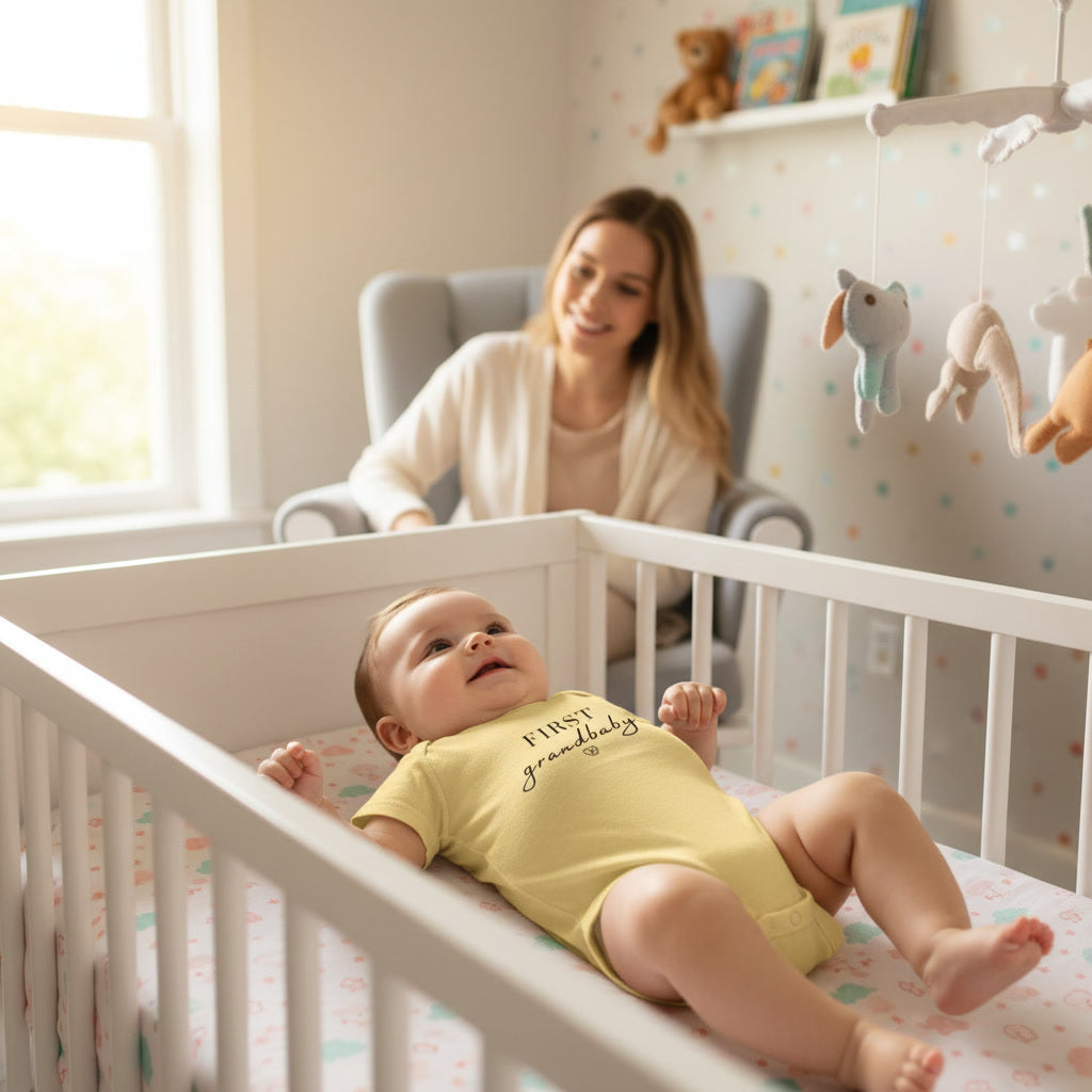 First Grandbaby Infant Bodysuit – New Baby Announcement Onesie