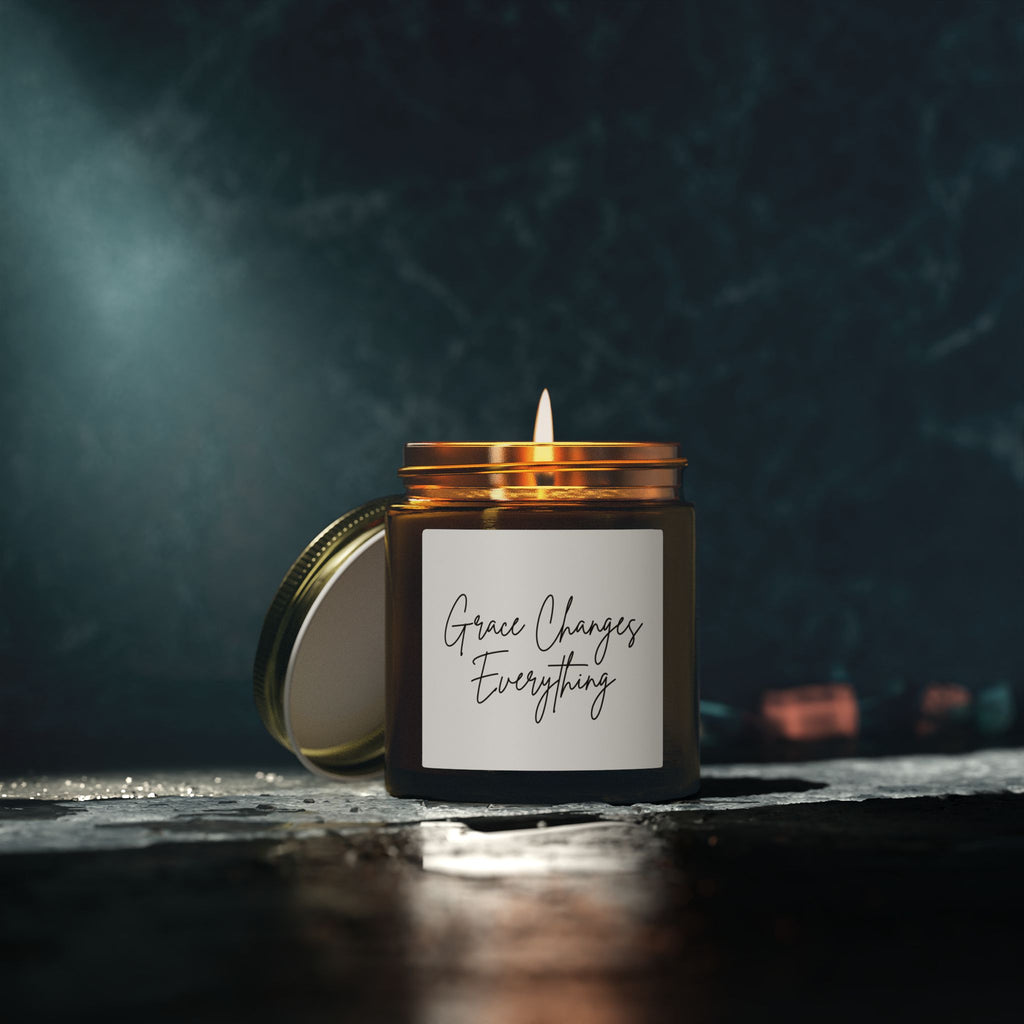 Grace Changes Everything Gift Set — Faith-Inspired Candle & Mug Set for Encouragement and Calm