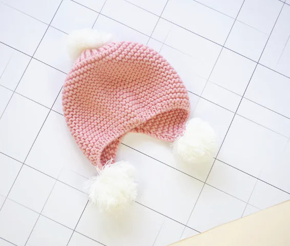 Warm Knitted Woolen Hat for Kids with Ear Protection