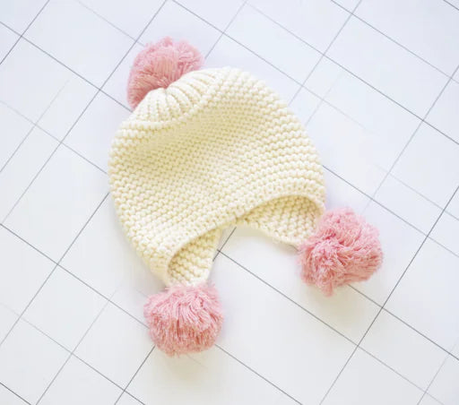 Warm Knitted Woolen Hat for Kids with Ear Protection