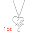 European And American Necklace Heart Of Faith Pendant