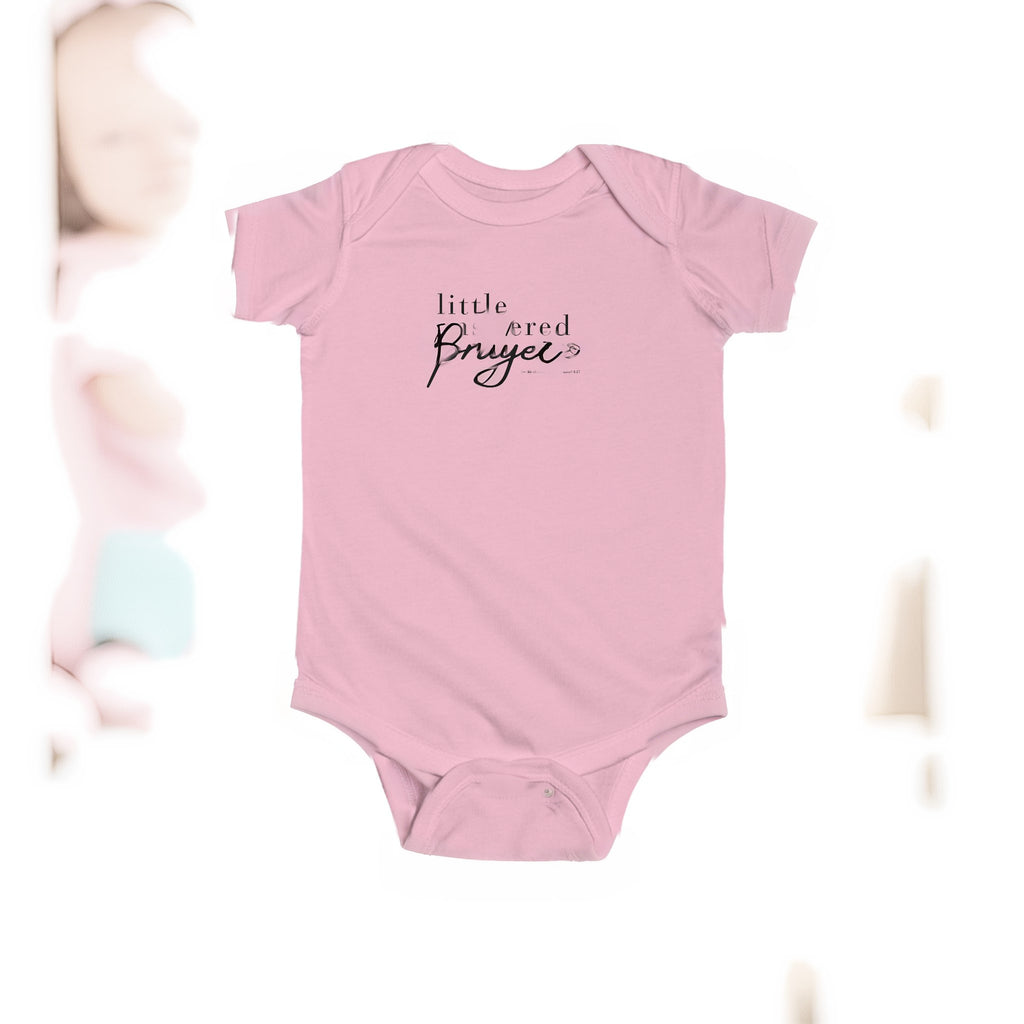 Infant Bodysuit "Little Answered Prayers" – Baby Onesie, Religious Newborn Gift