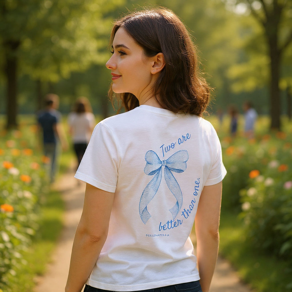 "Christian Bride Shirt | Two Are Better Than One | Ecclesiastes 4:9 | Bride to Be | Faith Wedding Gift | Bridal Shower Shirt"