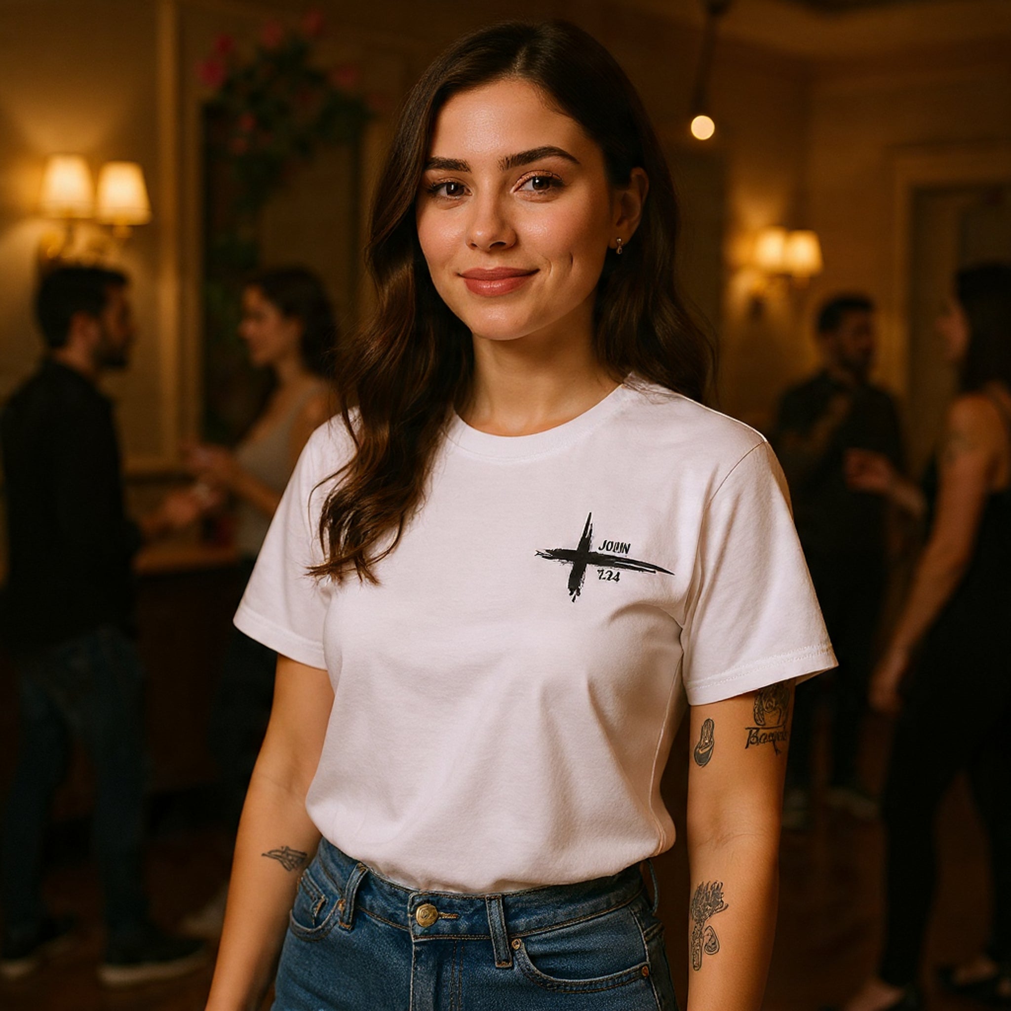 Christian & Tattooed T-Shirt — 'Look Beneath the Surface' Christian Tee John 7:24