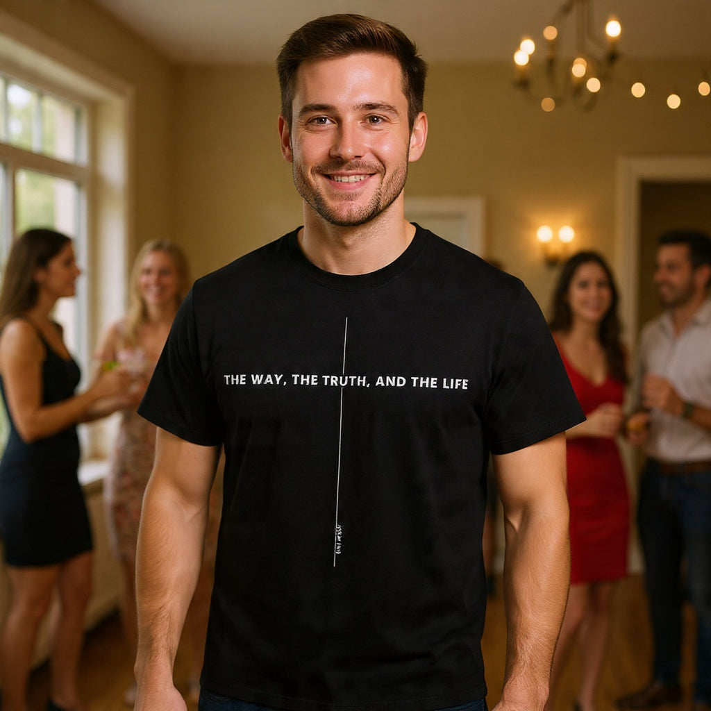The Way The Truth And The Life T-shirt | Minimal Christian Scripture Tee